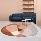 tapis irrégulier salon