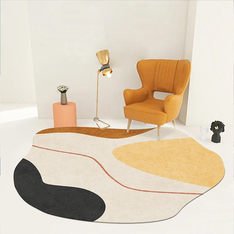 tapis jaune pour chambre de bébé