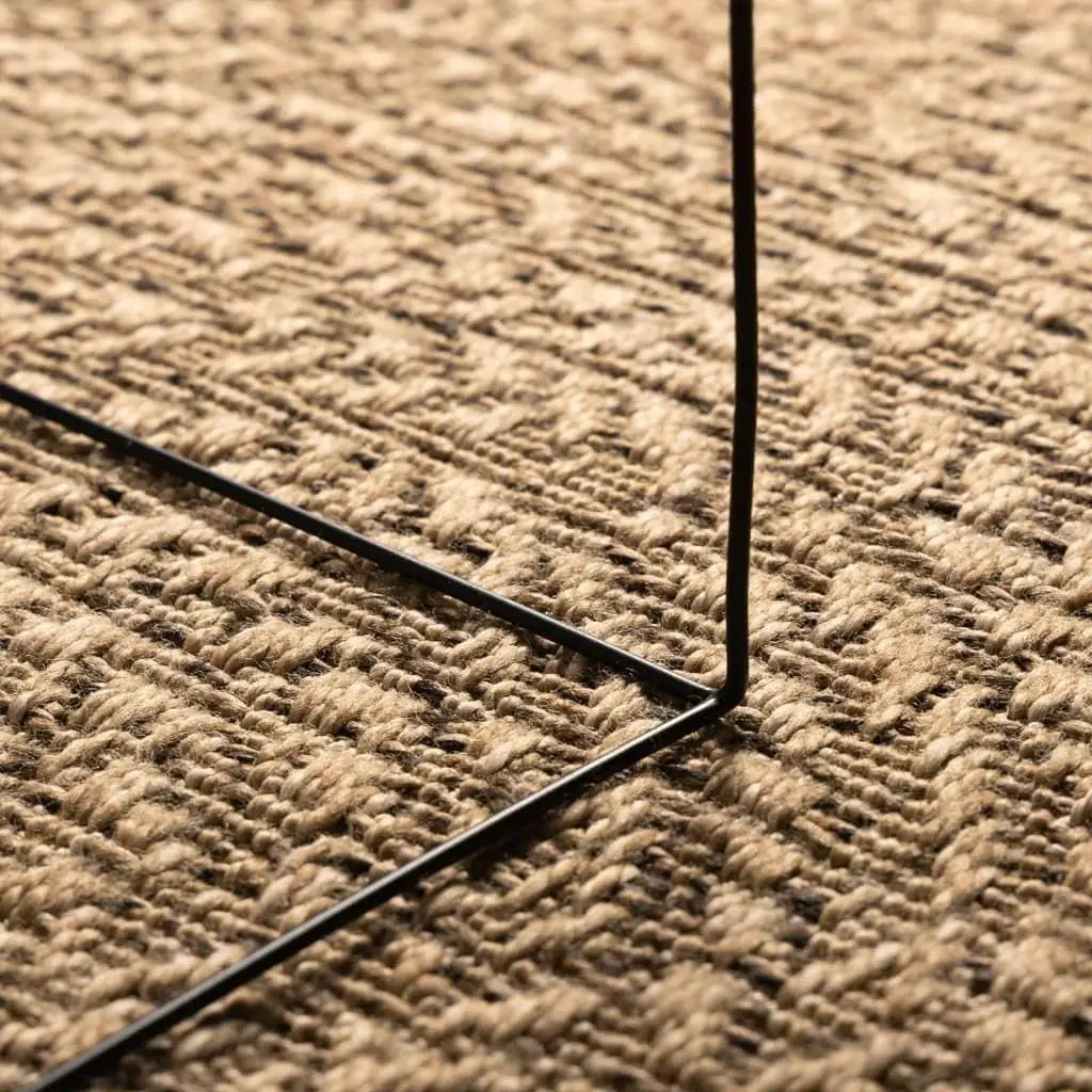 tapis jute rond