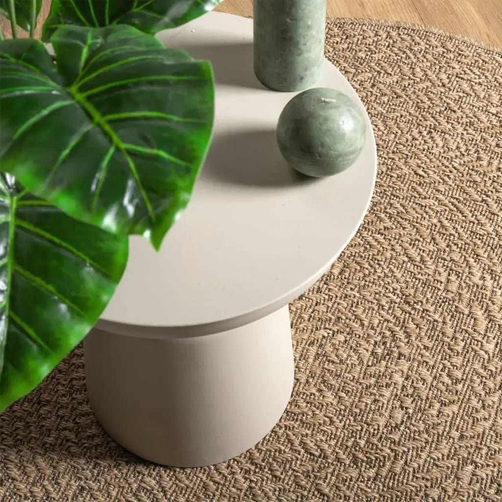 tapis jute rond