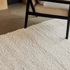 tapis laine beige