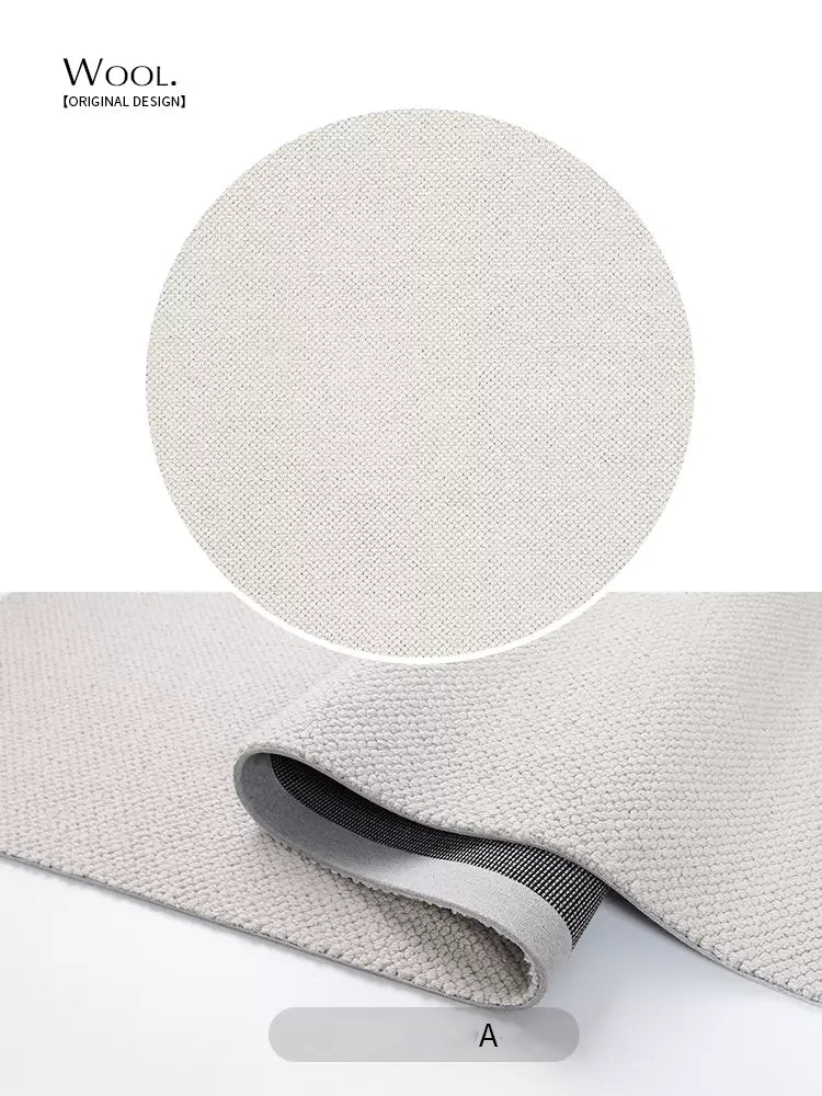 tapis laine rond 100cm / CHINA
