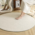 tapis laine rond