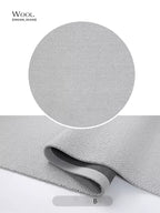 tapis laine rond