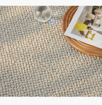 tapis laine rond