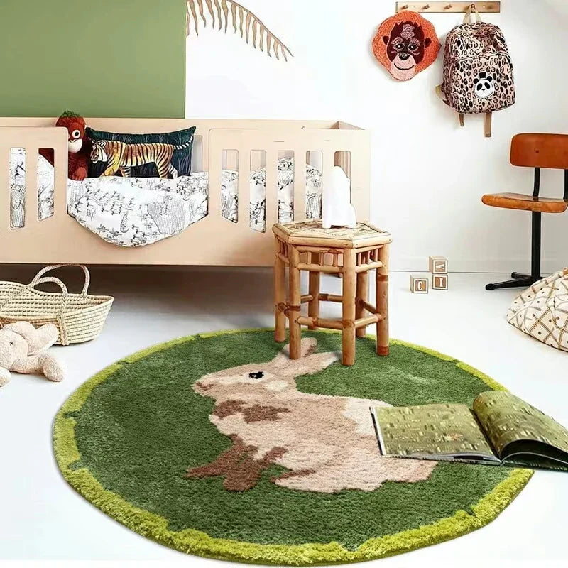 tapis lapin chambre enfant