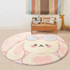 tapis lapin rose 80cm