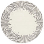 tapis moderne beige 80x80cm