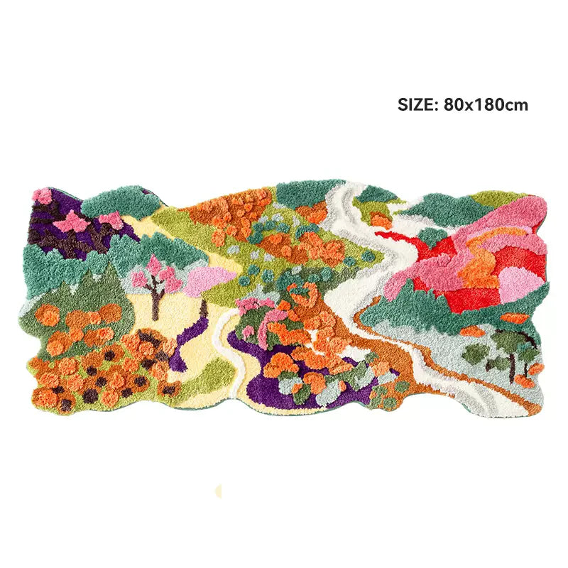 tapis moderne de salon 80x180cm