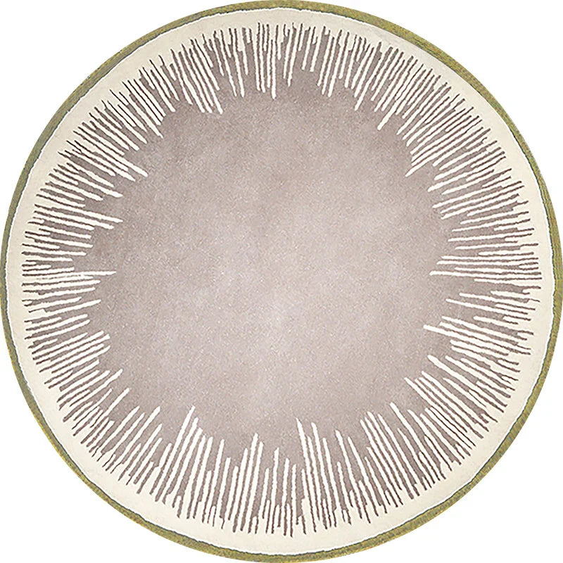 tapis moderne rond 80x80cm