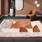 tapis motif abstrait