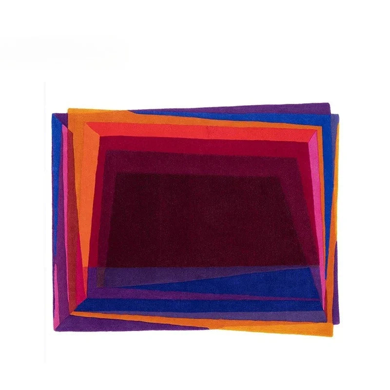 tapis motif géométrique 80x120cm