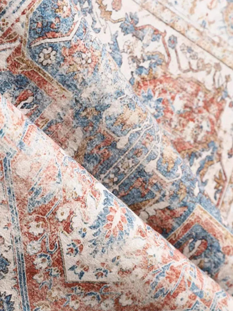 tapis motif rétro