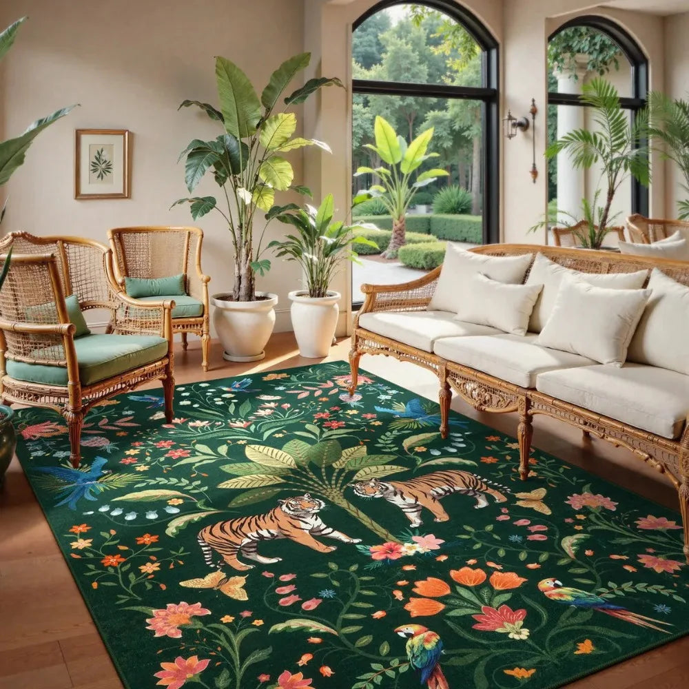 tapis motif tigre