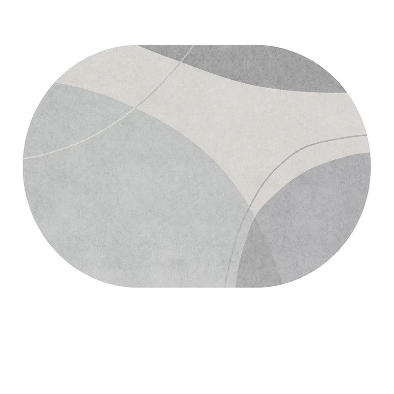 tapis ovale moderne 80x120cm