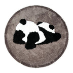 tapis panda rond 80cm