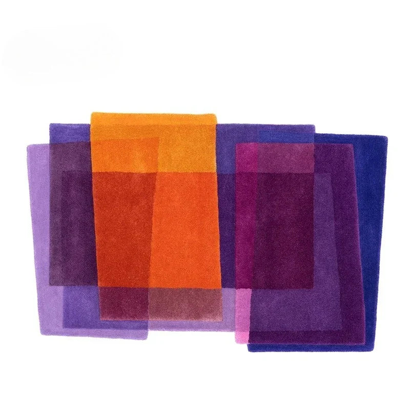 tapis pastel géométrique 80x120cm