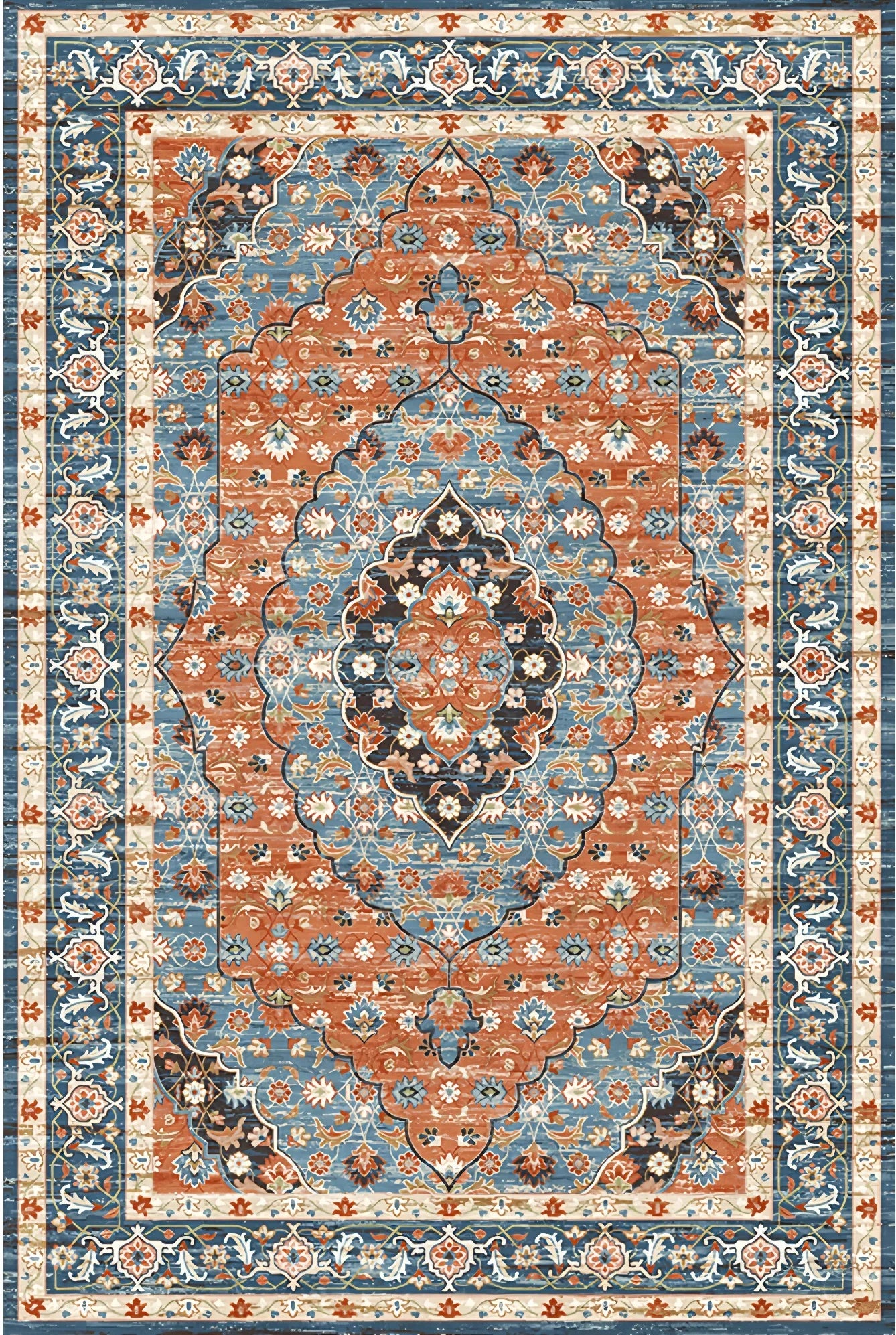 tapis persan ancien 40x60cm