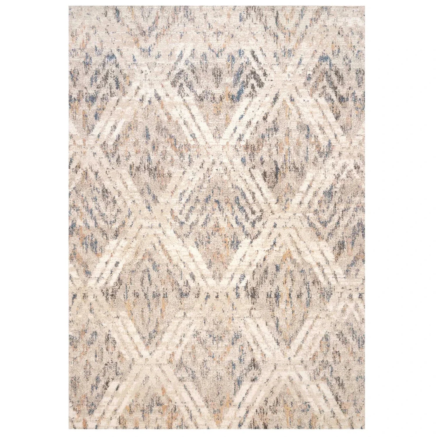 tapis poil ras beige 40x60cm