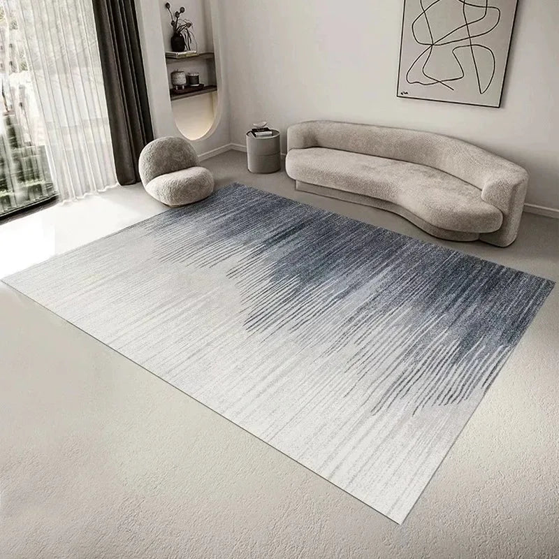tapis poil ras gris