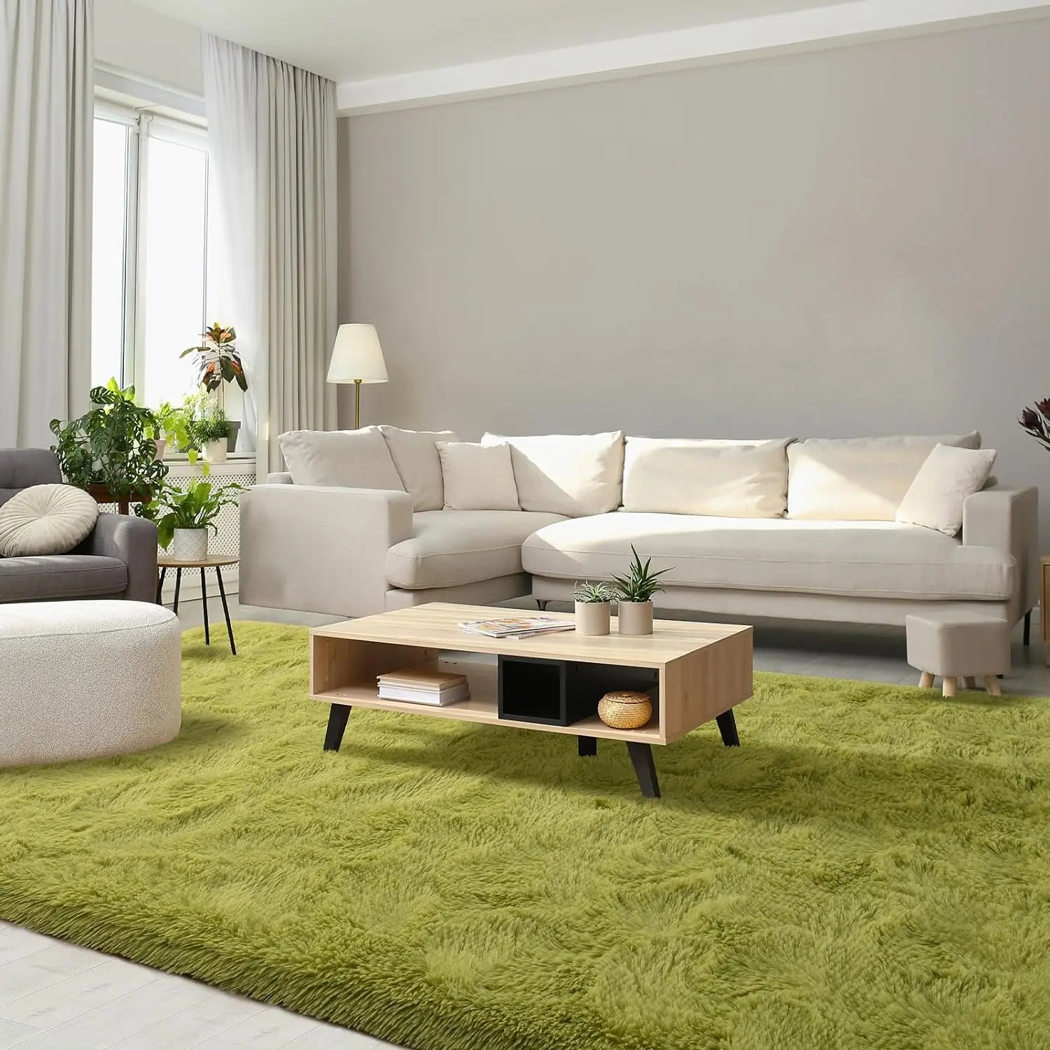 tapis poils longs 40x60cm