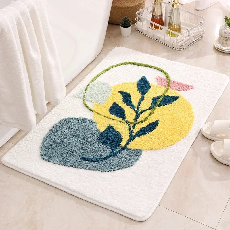 tapis pour salle de bain design 40x60cm