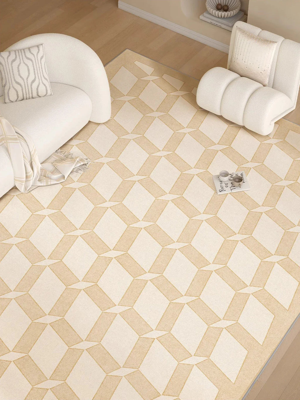tapis quadrillé
