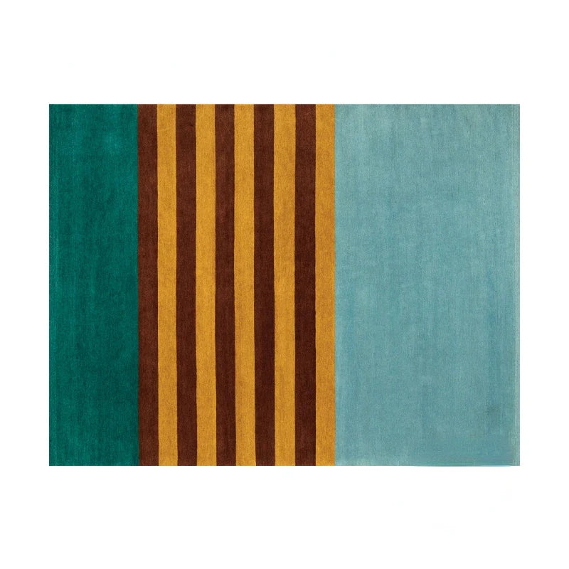 tapis rayé coloré 60x90cm