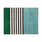 tapis rayé multicolore 60x90cm