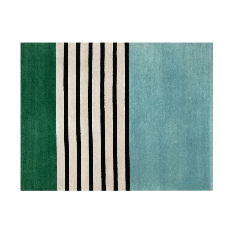 tapis rayé multicolore 60x90cm