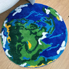 tapis rond design 100cm