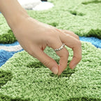 tapis rond design 100cm