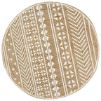 tapis rond en jute
