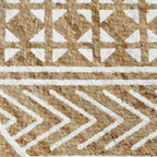 tapis rond en jute