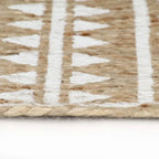 tapis rond en jute