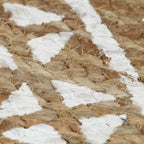 tapis rond en jute
