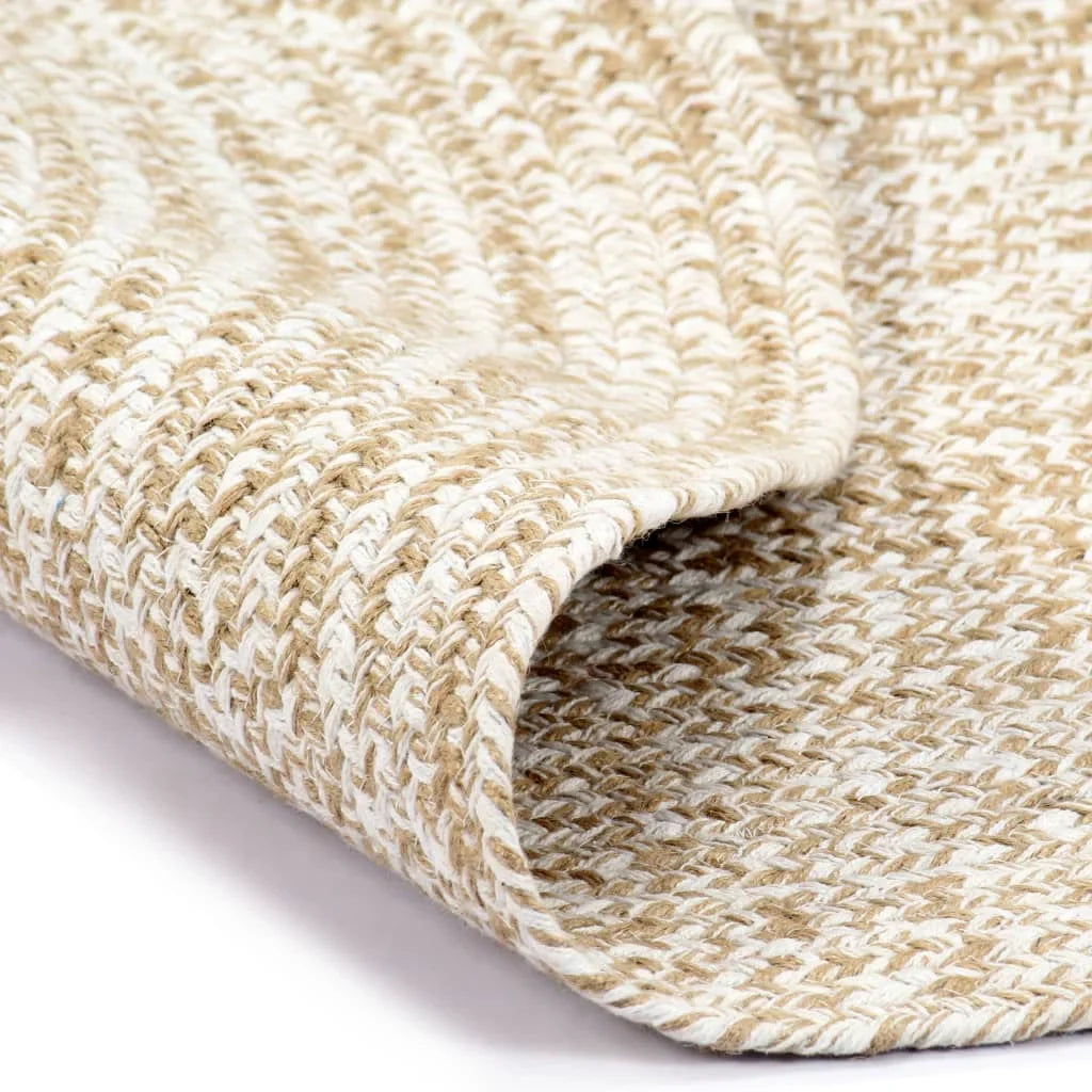 tapis rond jute