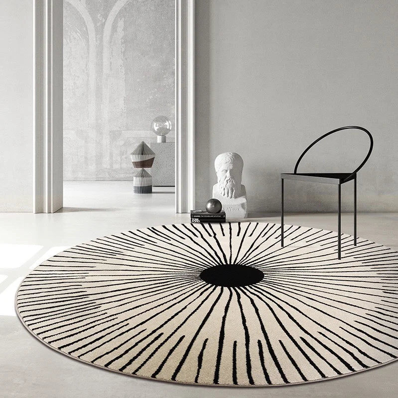 tapis rond moderne