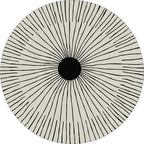 tapis rond moderne 80x80cm
