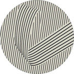 tapis ronds modernes 80x80cm