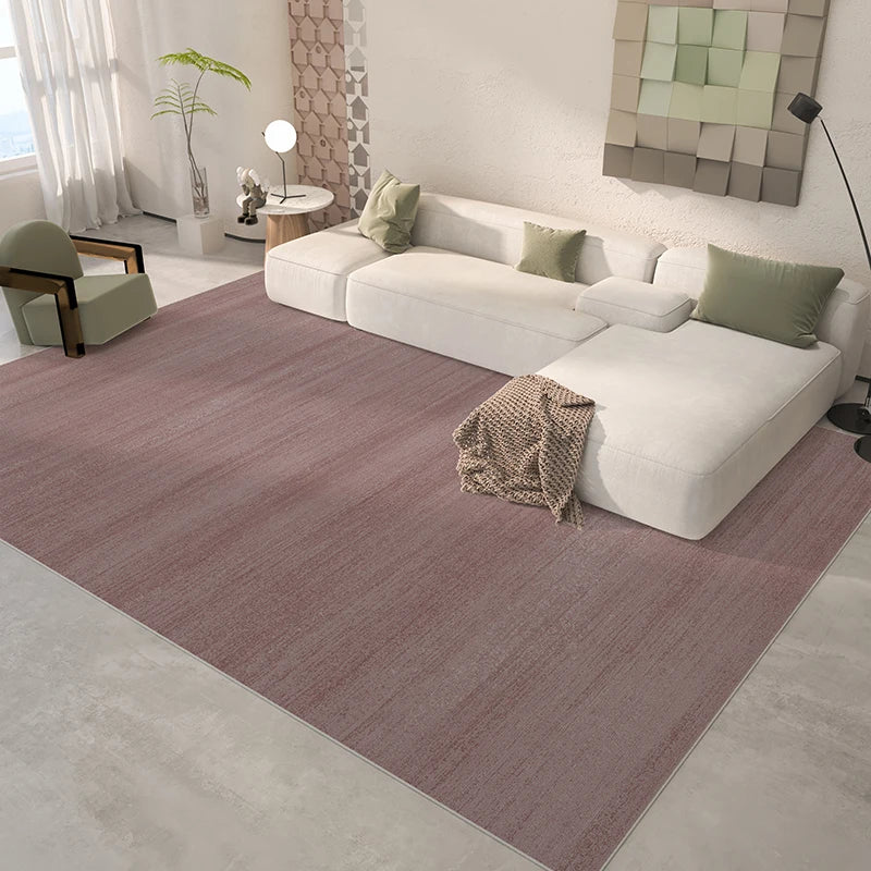 tapis rose uni