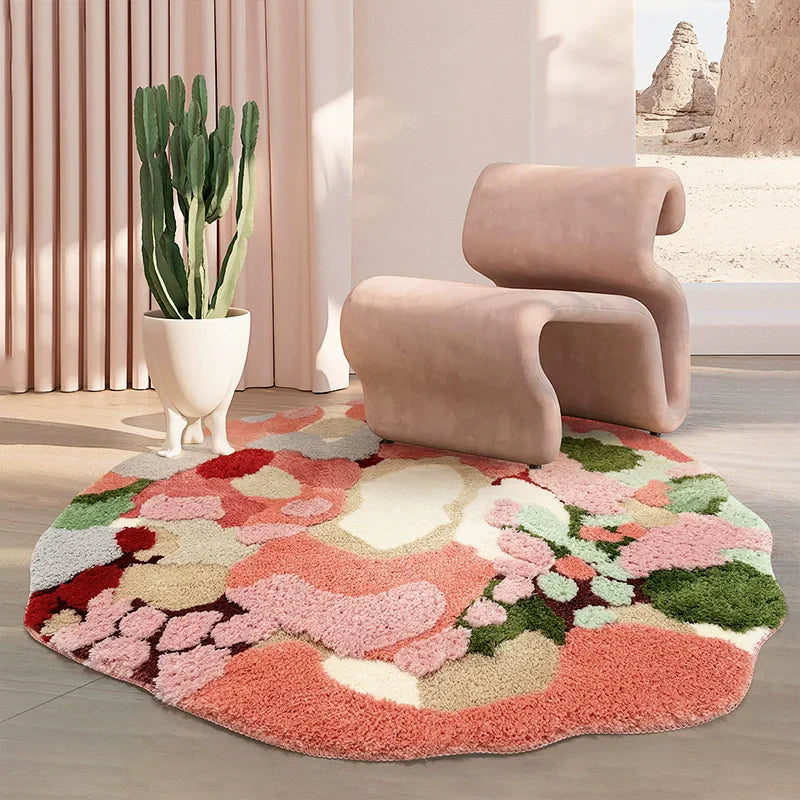 tapis salon design luxe