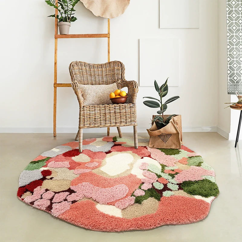 tapis salon design luxe