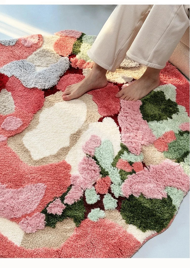 tapis salon design luxe