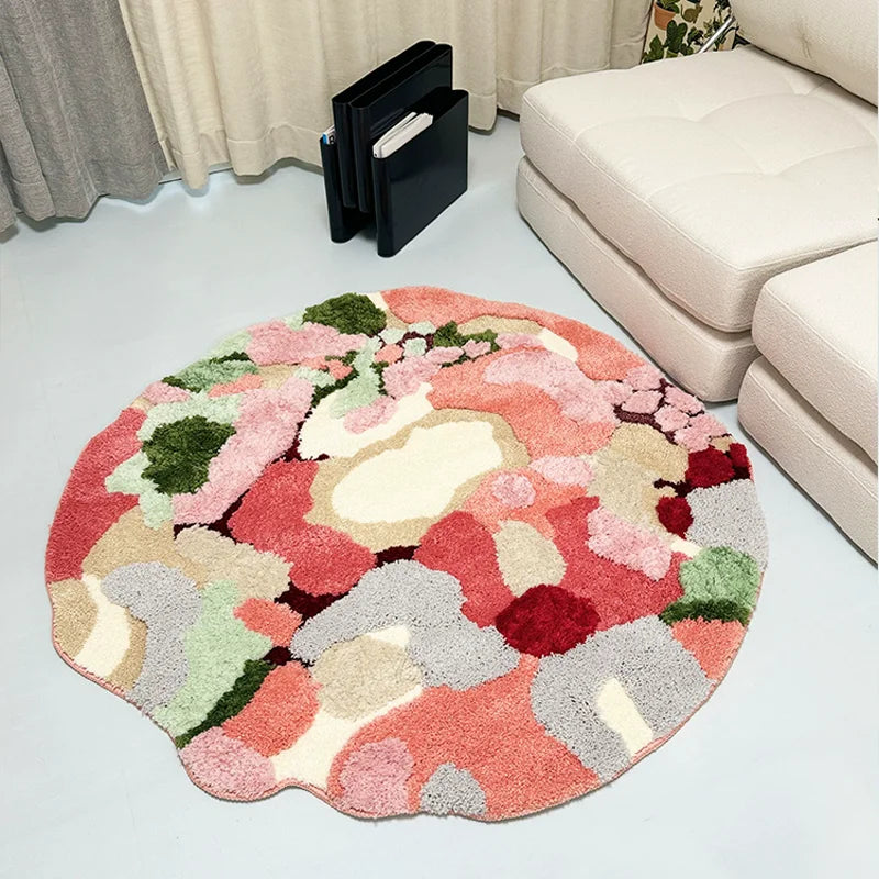 tapis salon design luxe