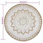 tapis salon en jute