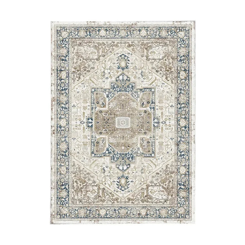 tapis salon vintage rétro 50x80cm
