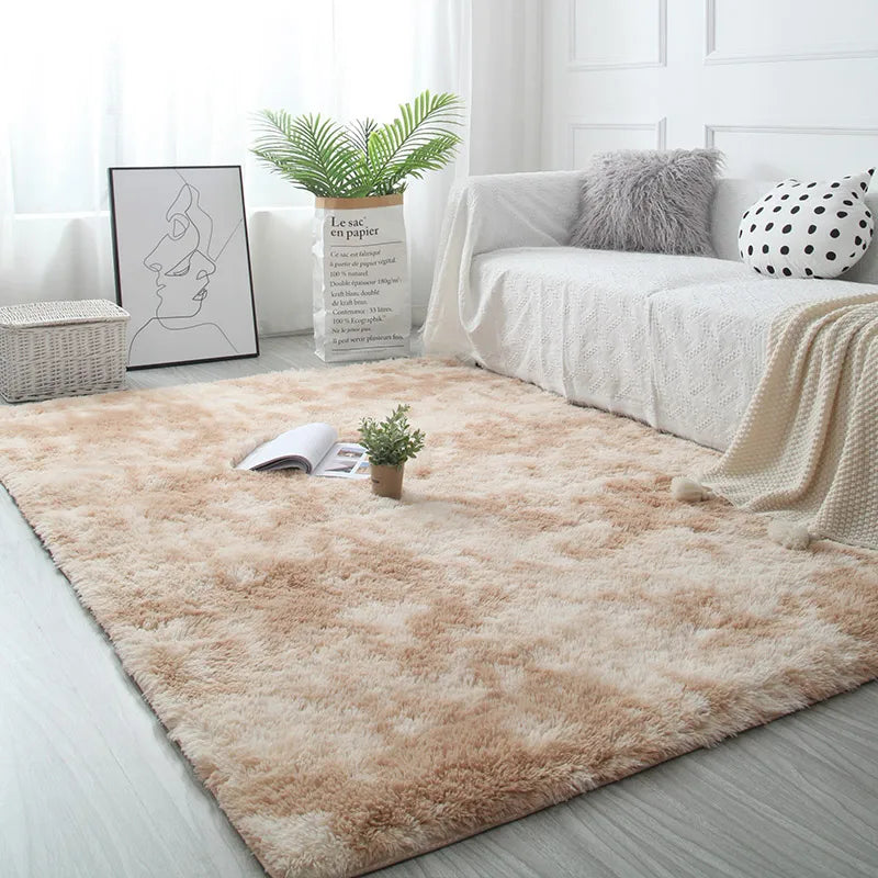 tapis shaggy beige 40x60cm