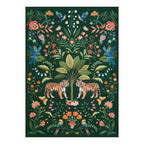 tapis tibétain tigre 3 / 50x80cm