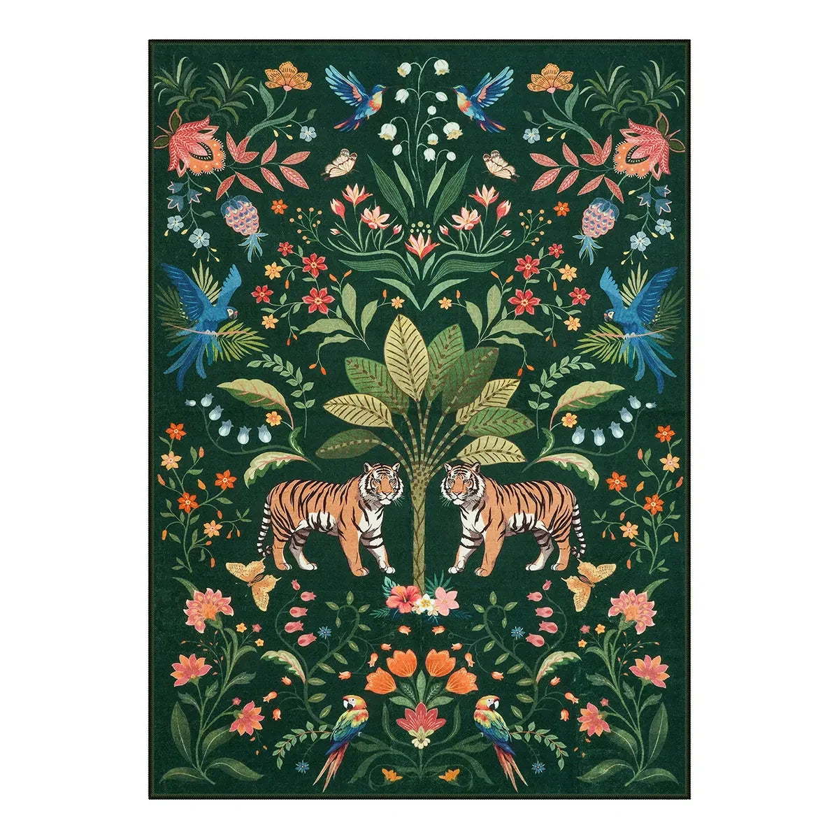 tapis tibétain tigre 3 / 50x80cm